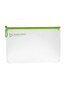 KCK PLAY CLEAR+MESH BAG A4-LIME